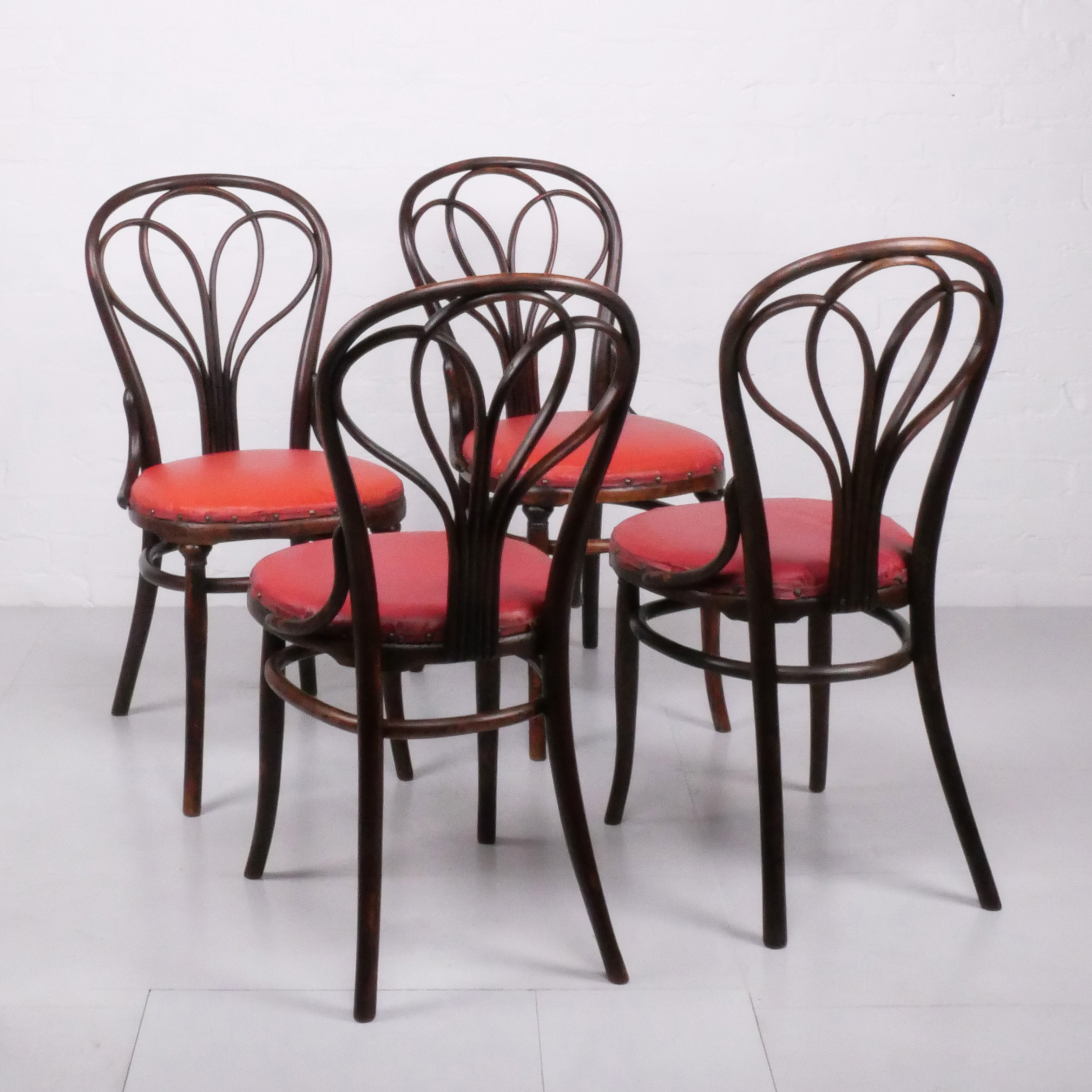 Thonet No.25 Dining Chairs, set of 4, 1870