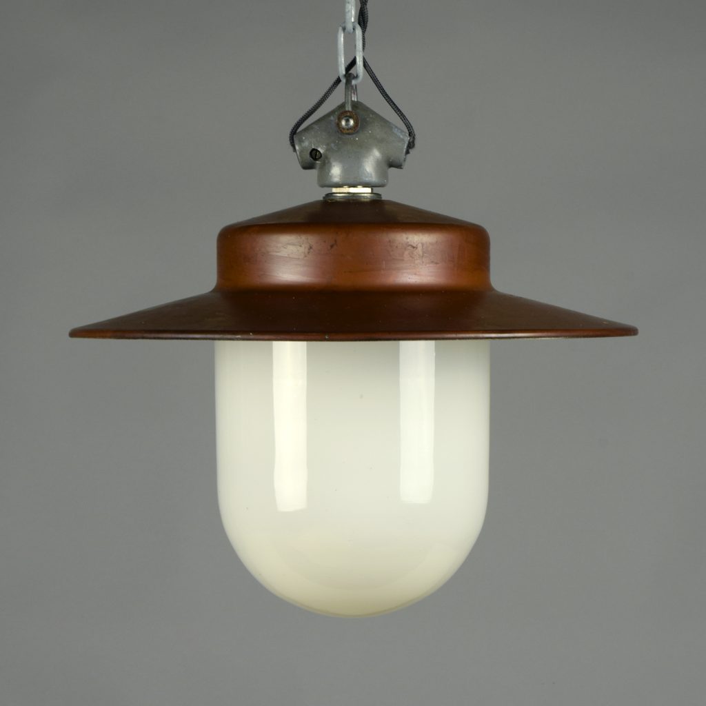 Industrial ceiling lamp, B.A.G. Turgi, 1930’S