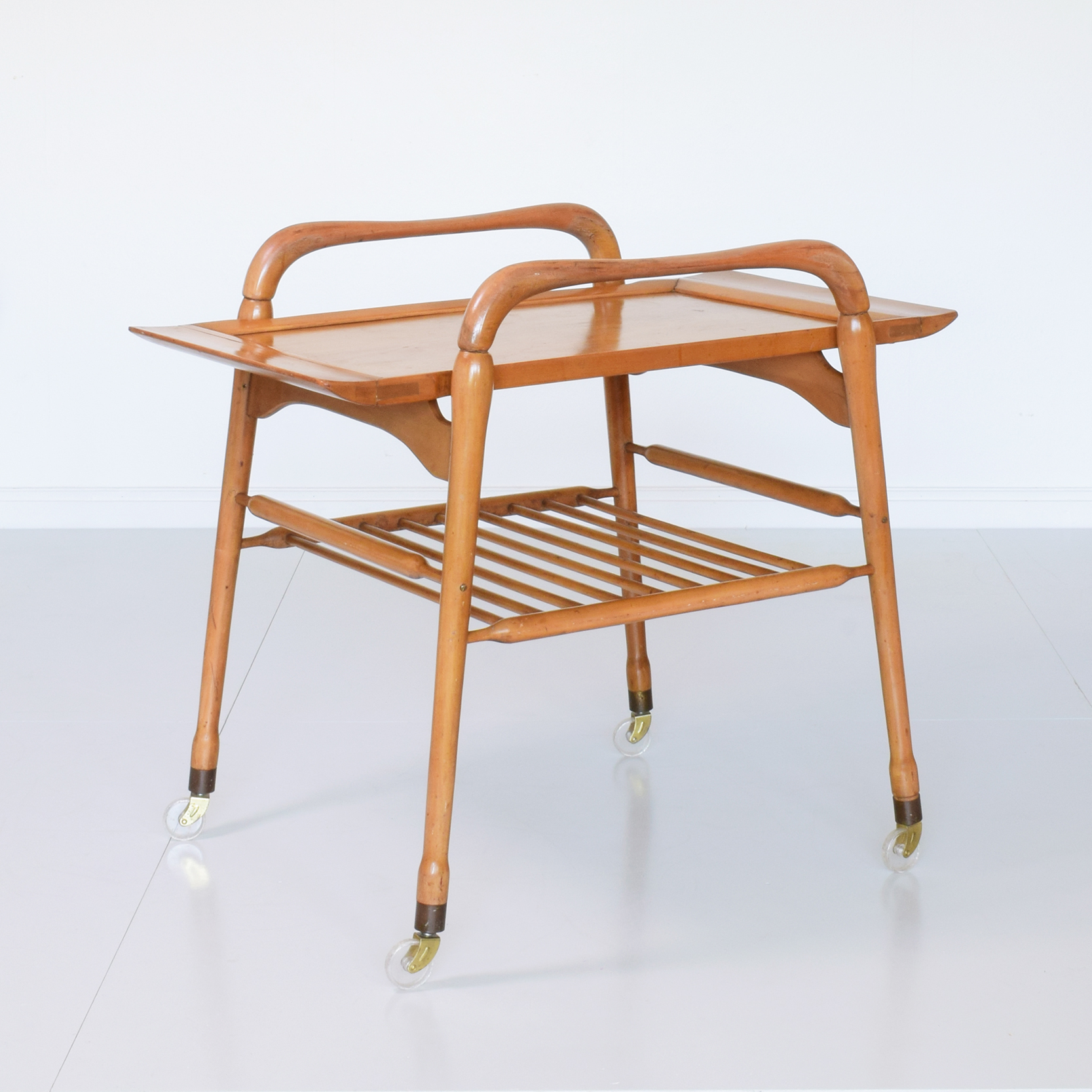 Cesare Lacca, attributed, tea trolley, 1950s