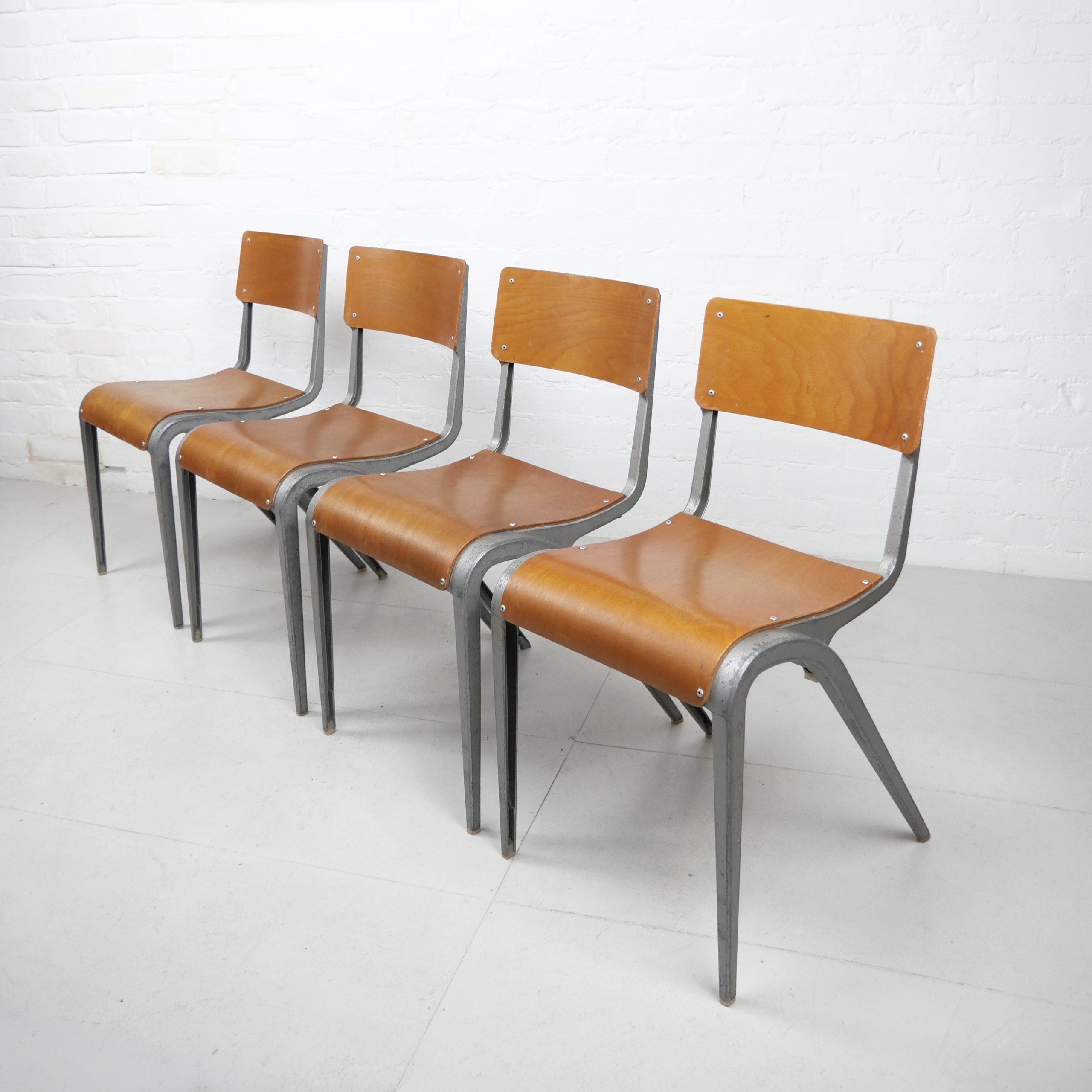James Leonard, 4 ‘Esavian’ stacking chairs