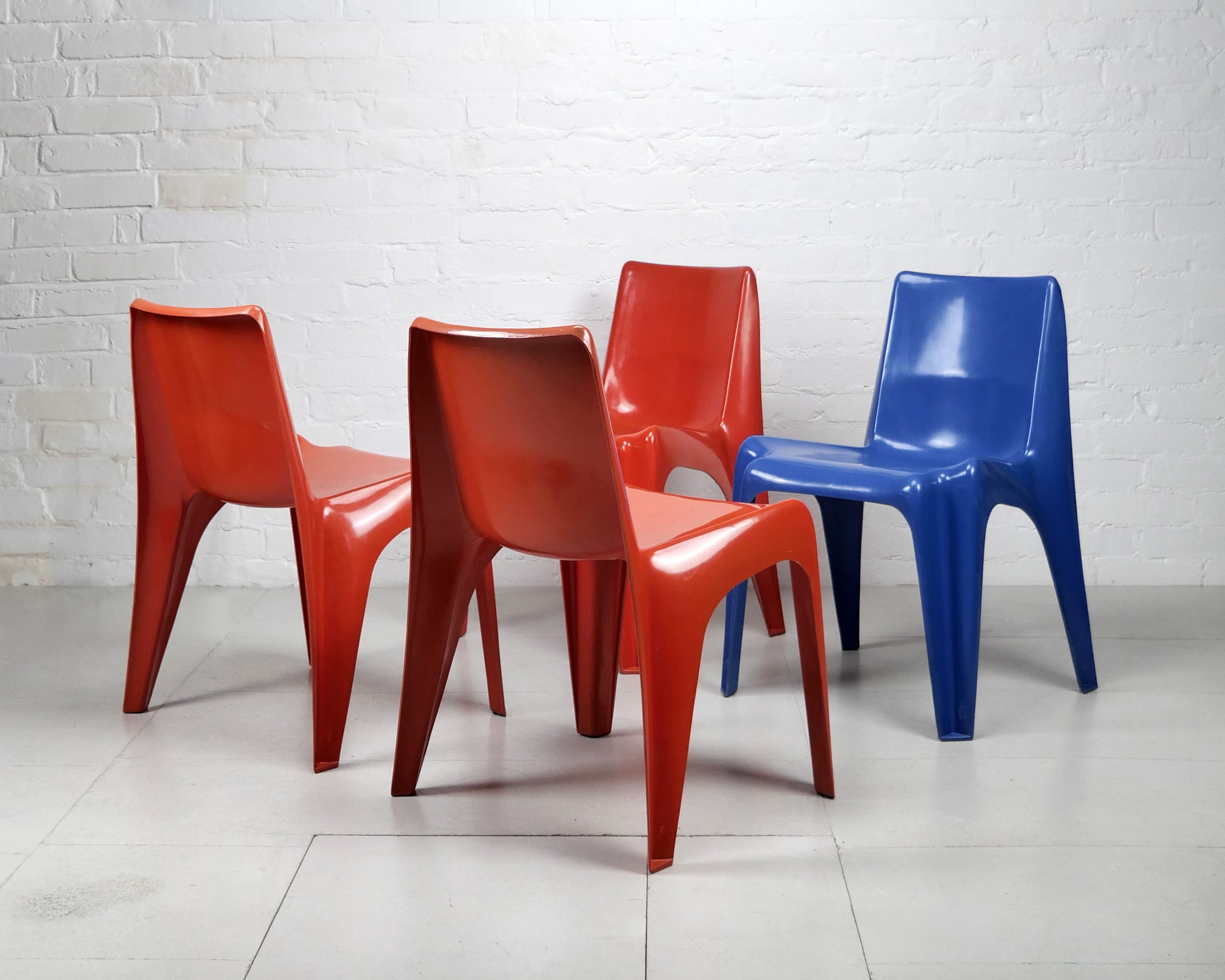 Helmut Bätzner, 4 Bofinger Chairs (BA1171)